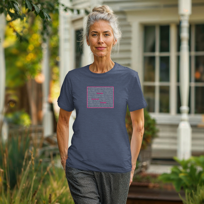 Word Cloud Design "Prayer Changes Things" - Inspirational Unisex T-Shirt
