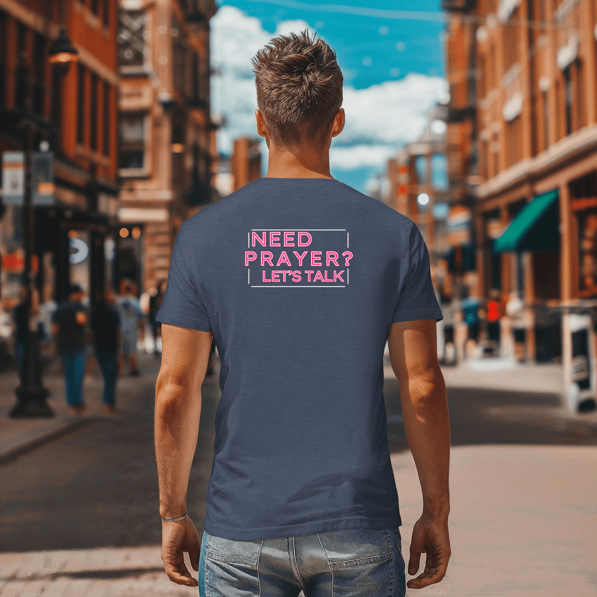 Faith in Motion - Prayer Changes Things Inspirational Unisex T-Shirt - Harmony + Hope