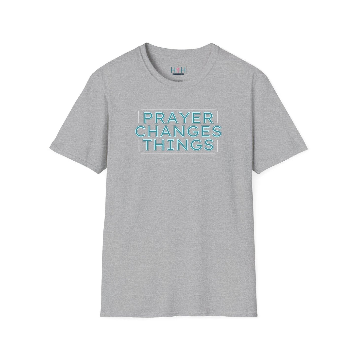 Faith in Motion - Prayer Changes Things Inspirational Unisex T-Shirt - Harmony + Hope