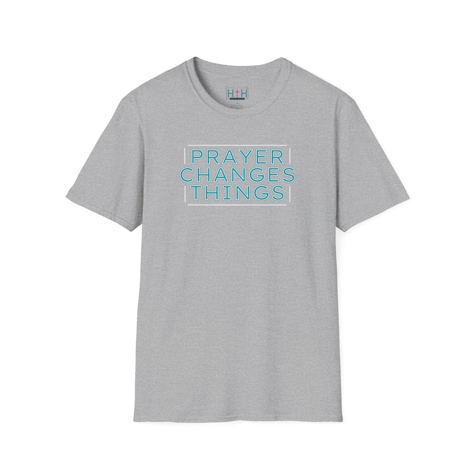 Faith in Motion - Prayer Changes Things Inspirational Unisex T-Shirt - Harmony + Hope