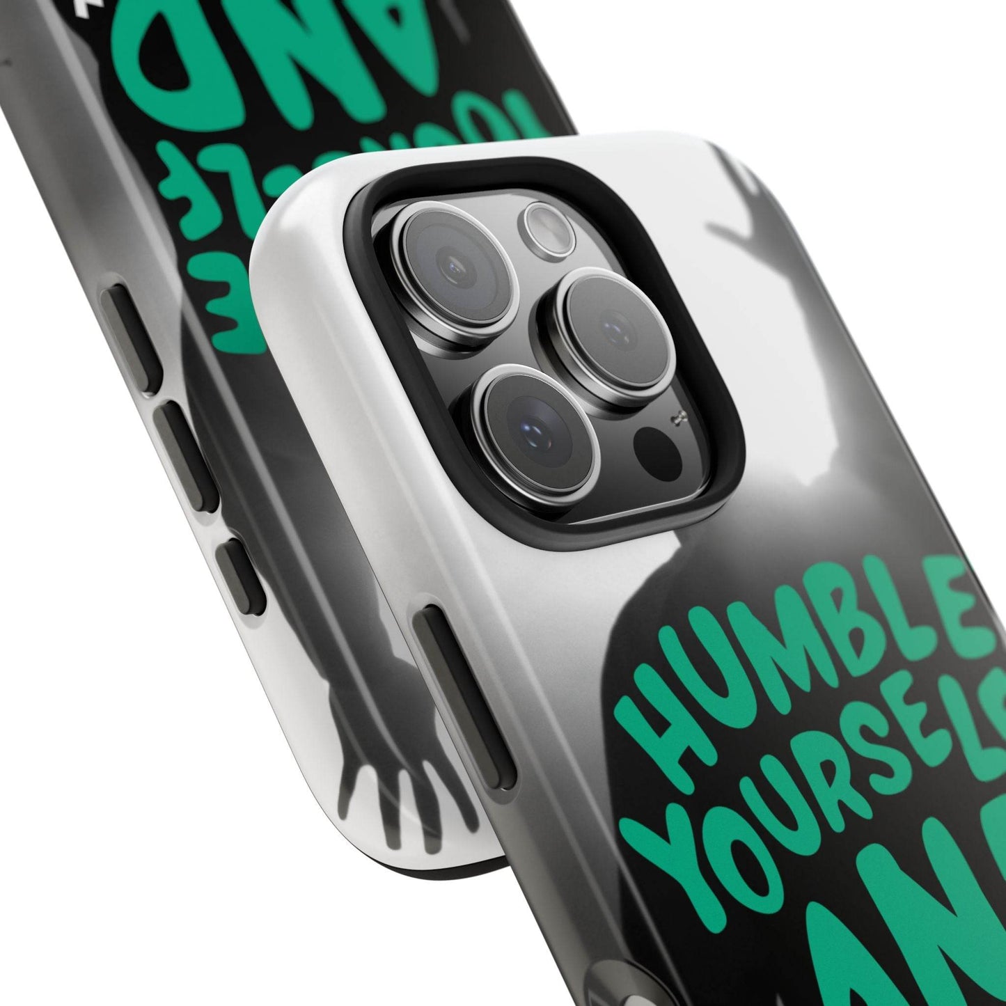 Humble Yourself and Pray Phone Case – Teal Christian Reminder - Harmony + Hope