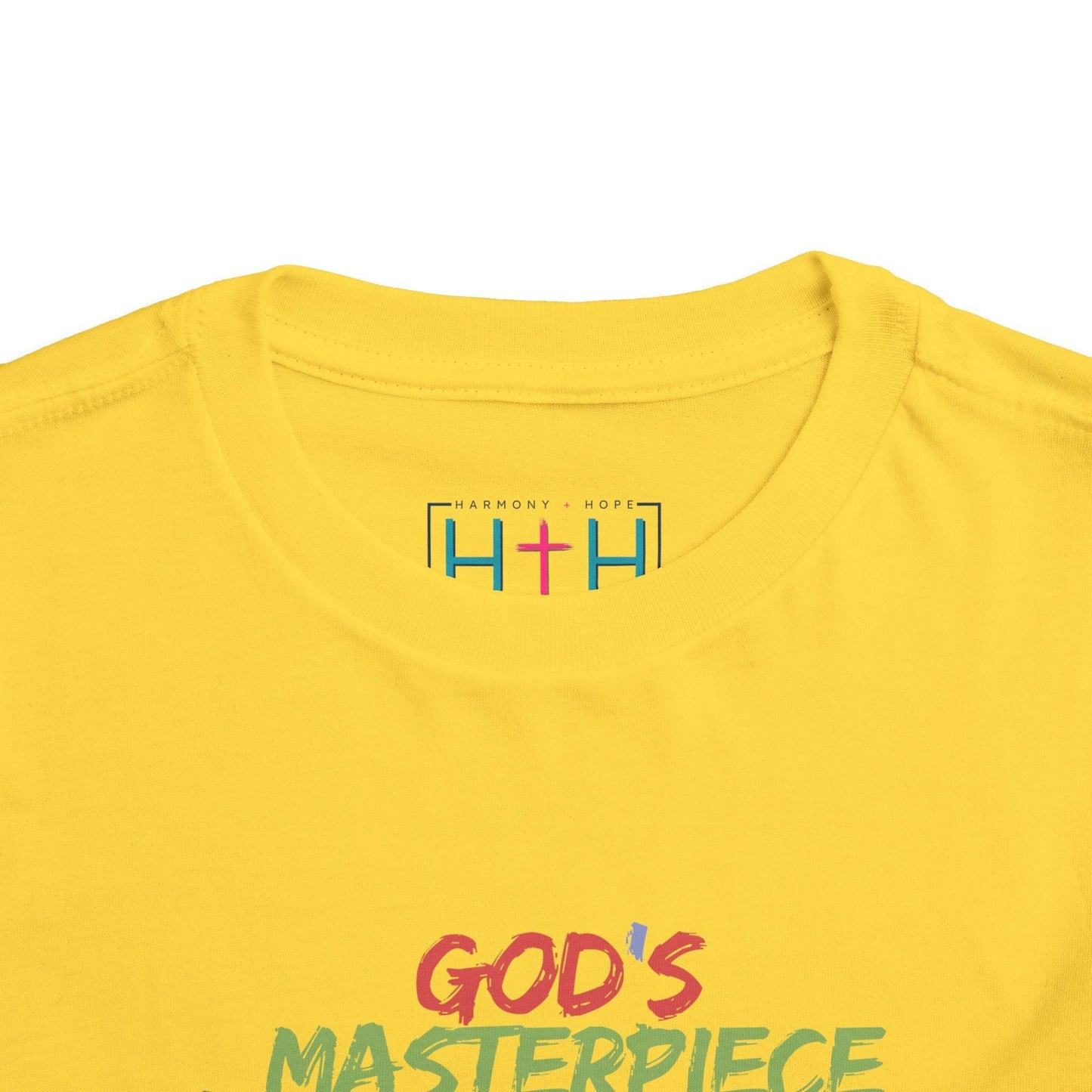 God’s Masterpiece – Toddler Short Sleeve Tee (Ephesians 2:10) - Harmony + Hope