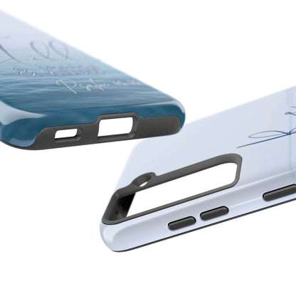 Stillness & Strength Phone Case – Psalm 46:10 Scripture Design - Harmony + Hope