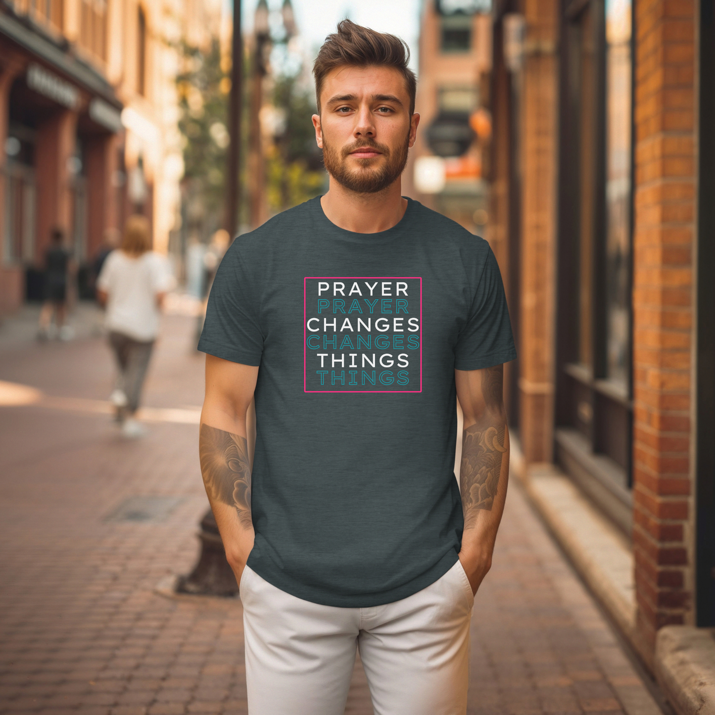 Pray Boldly "Prayer Changes Things" - Inspirational Unisex T-Shirt