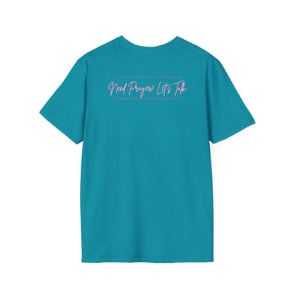 Calligraphy Casual "Prayer Changes Things" - Inspirational Unisex T-Shirt