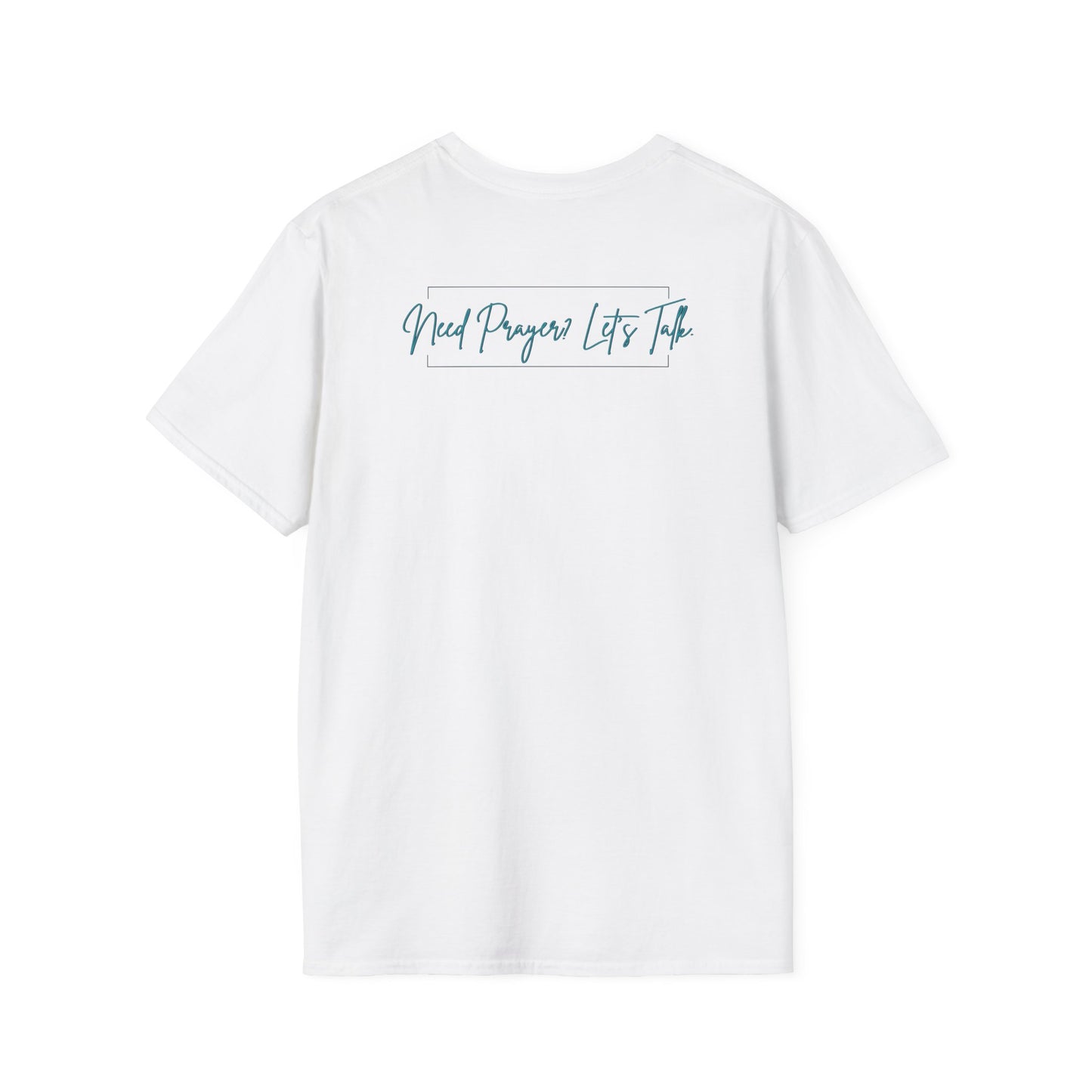 Calligraphy Casual "Prayer Changes Things" - Inspirational Unisex T-Shirt