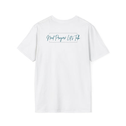 Calligraphy Casual "Prayer Changes Things" - Inspirational Unisex T-Shirt