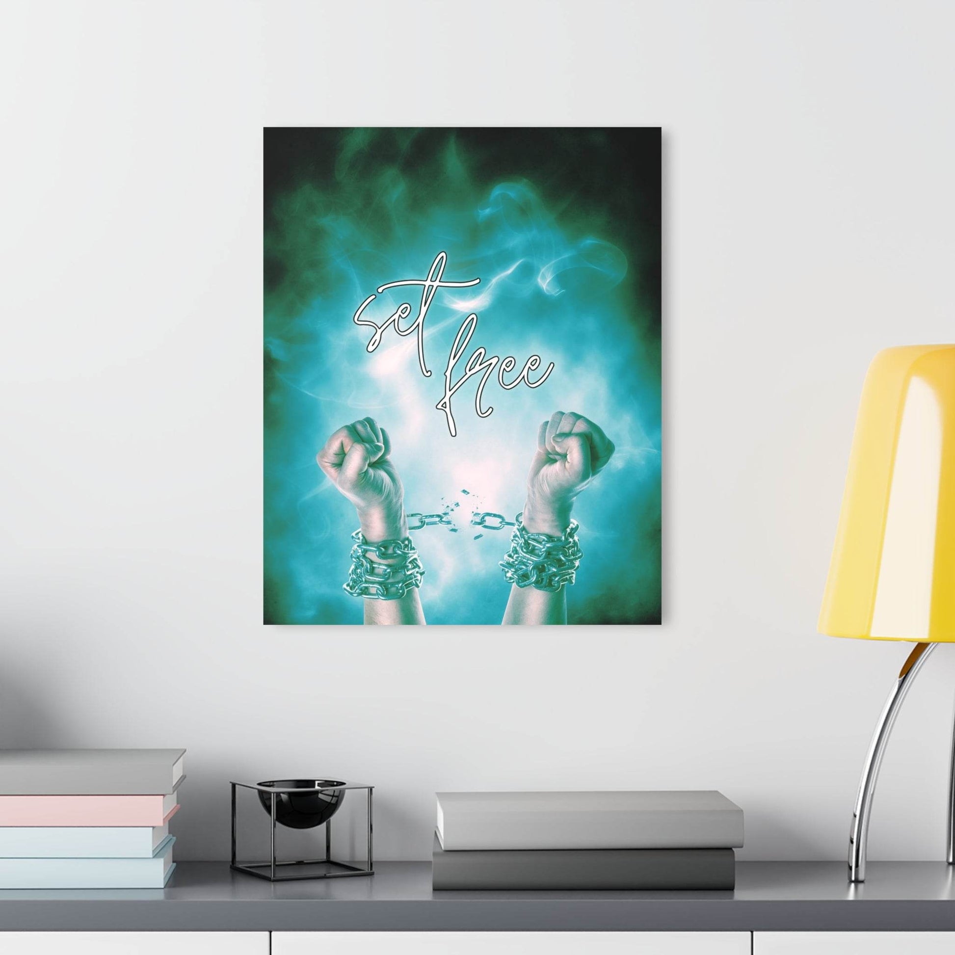 Set Free – Breaking Chains Christian Acrylic Wall Art - Harmony + Hope