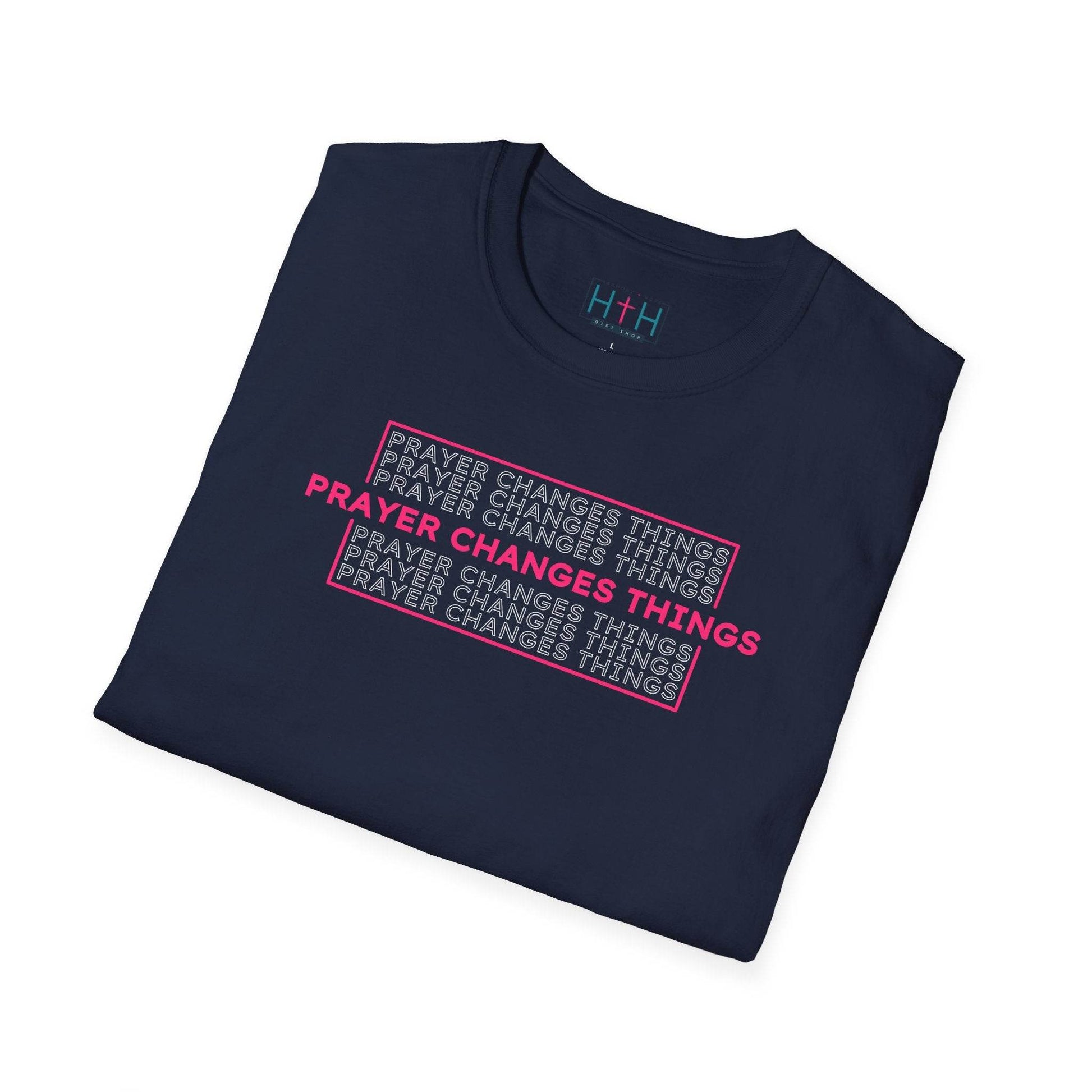 Vintage Wash: Prayer Changes Things T-Shirt - Harmony + Hope