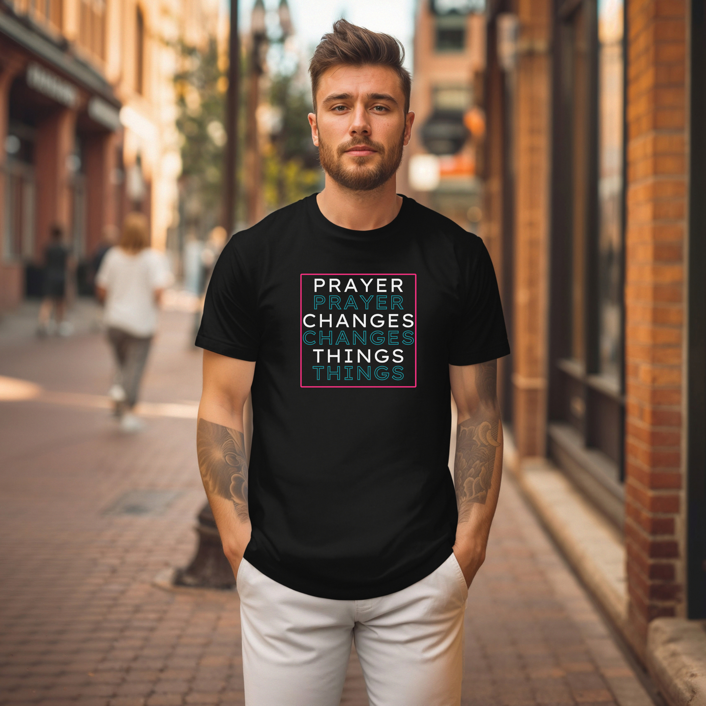 Pray Boldly "Prayer Changes Things" - Inspirational Unisex T-Shirt