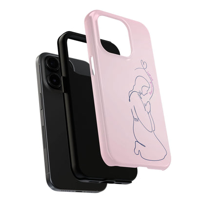 Before I Scroll, I Will Seek Phone Case – Light Pink Christian Cover - Harmony + Hope