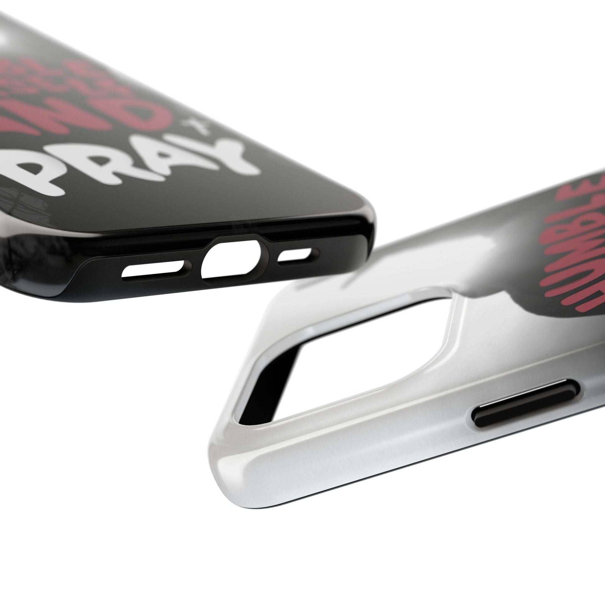 Humble Yourself and Pray Phone Case – Red Statement of Faith - Harmony + Hope