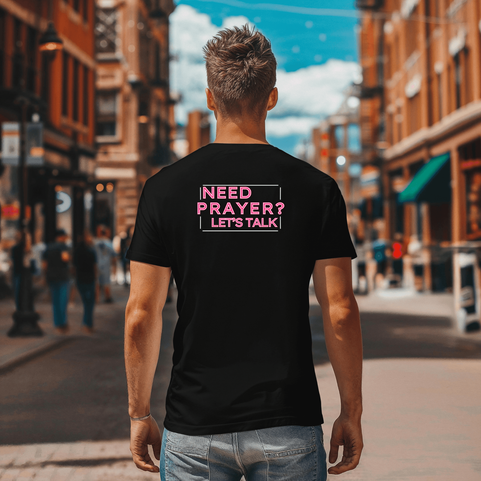 Faith in Motion - Prayer Changes Things Inspirational Unisex T-Shirt - Harmony + Hope