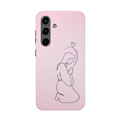 Before I Scroll, I Will Seek Phone Case – Light Pink Christian Cover - Harmony + Hope