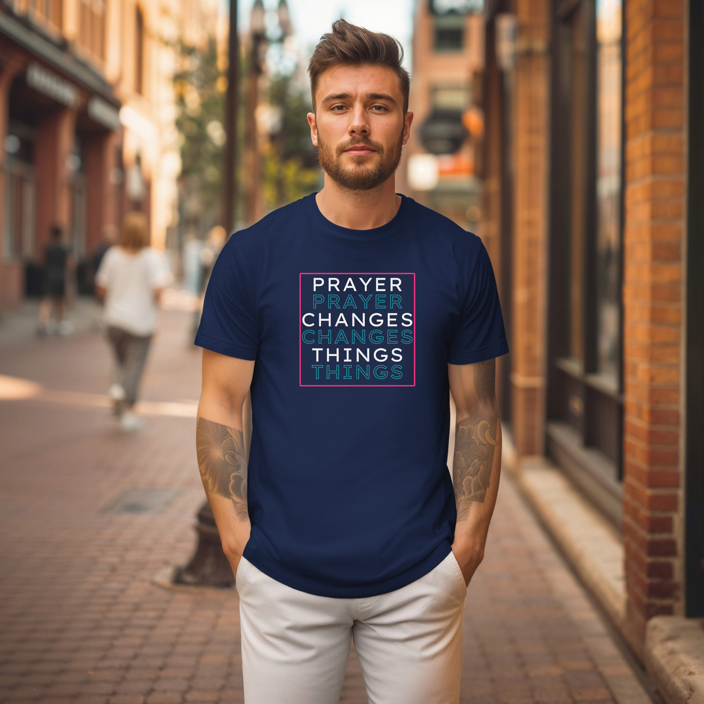 Pray Boldly "Prayer Changes Things" - Inspirational Unisex T-Shirt