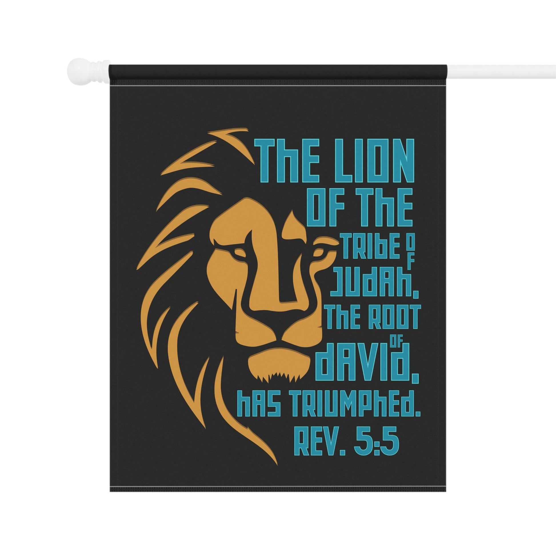 Lion of Judah – Revelation 5:5 Christian Garden Banner - Harmony + Hope