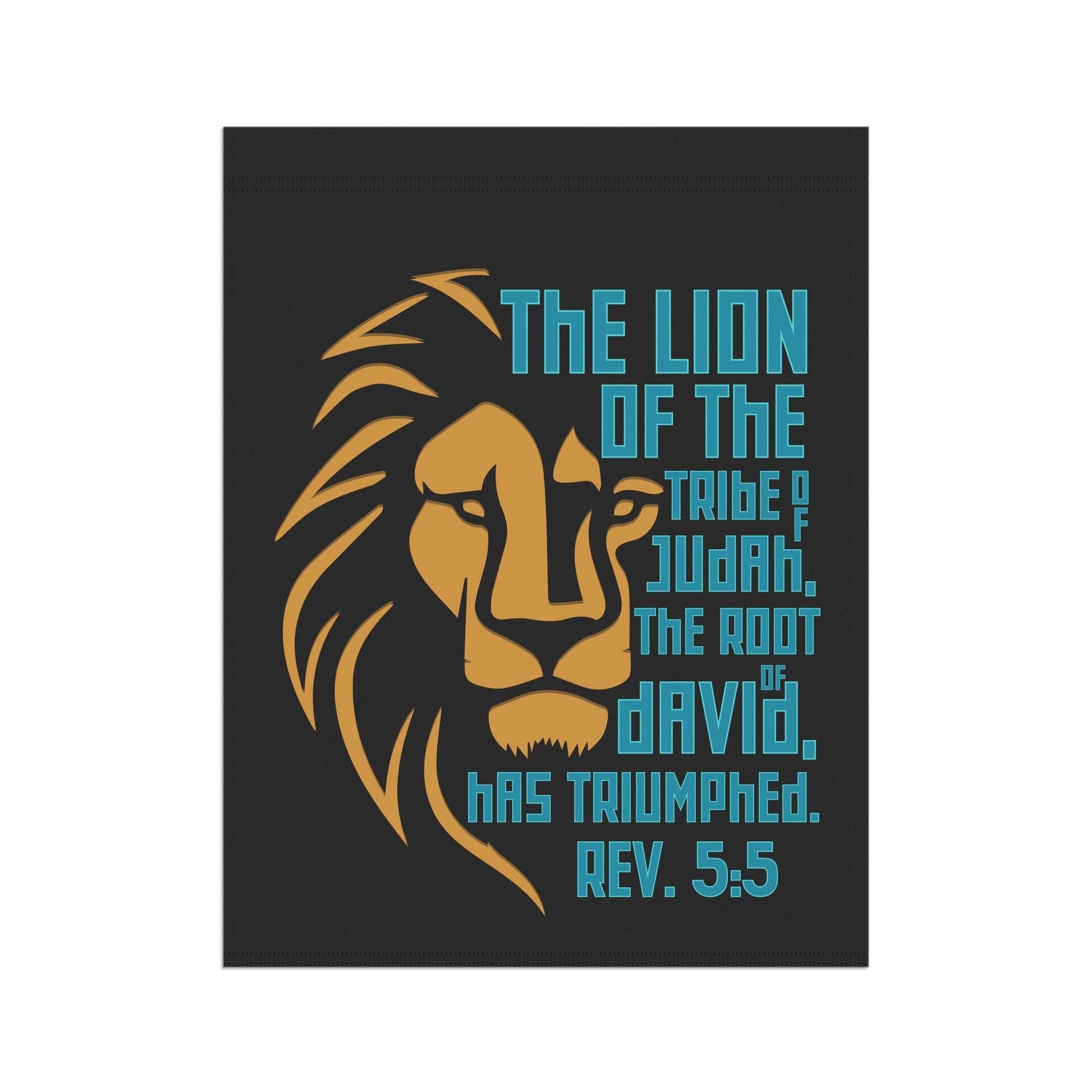Lion of Judah – Revelation 5:5 Christian Garden Banner - Harmony + Hope