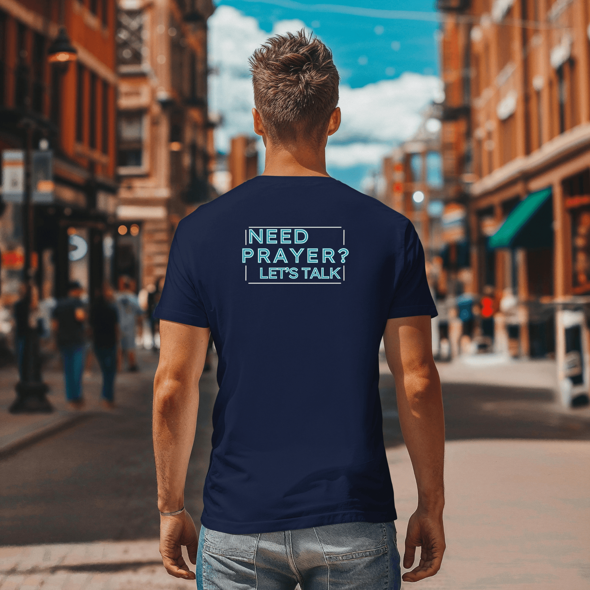Faith in Motion - Prayer Changes Things Inspirational Unisex T-Shirt - Harmony + Hope