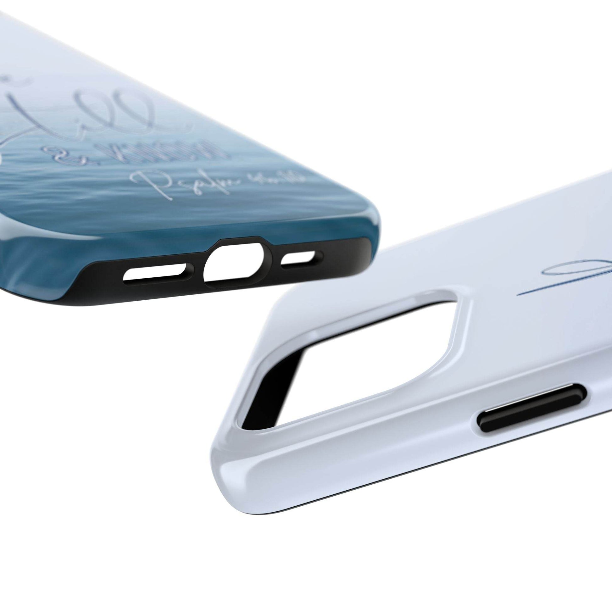 Stillness & Strength Phone Case – Psalm 46:10 Scripture Design - Harmony + Hope