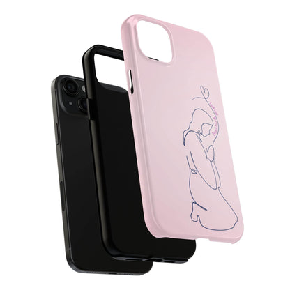 Before I Scroll, I Will Seek Phone Case – Light Pink Christian Cover - Harmony + Hope