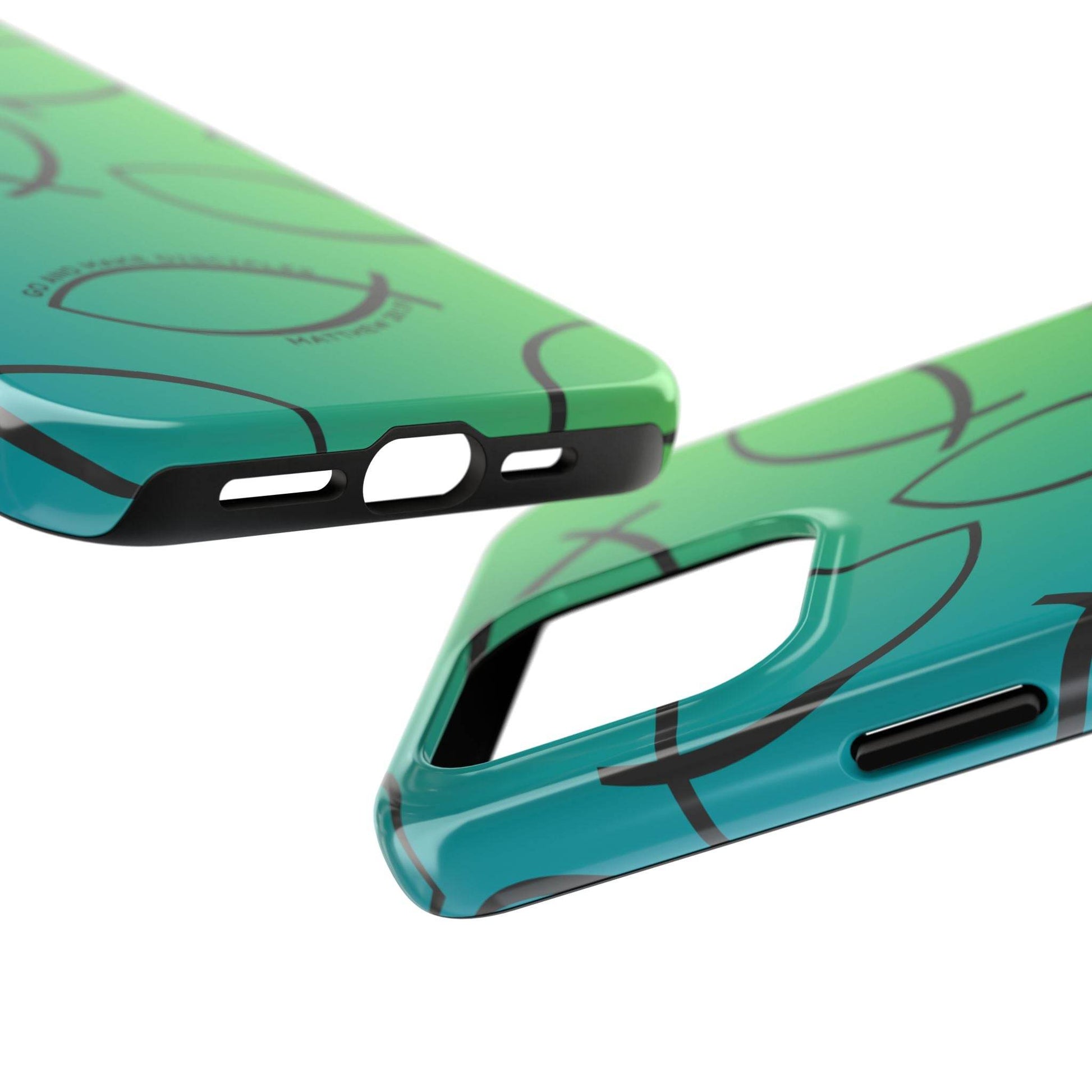 Go and Make Disciples Phone Case – Teal Green Gradient - Harmony + Hope