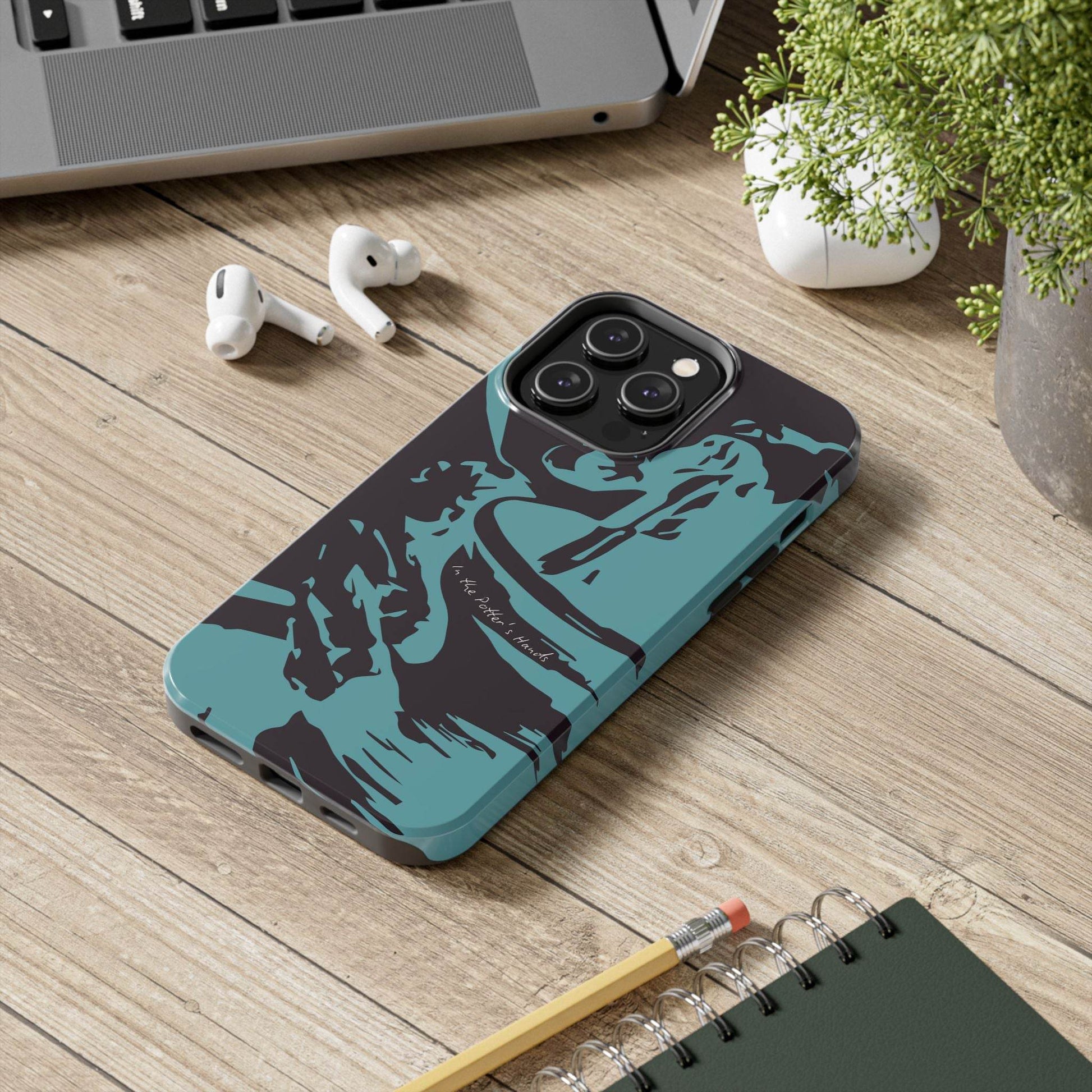 In the Potter’s Hands Phone Case – Abstract Faith Design - Harmony + Hope