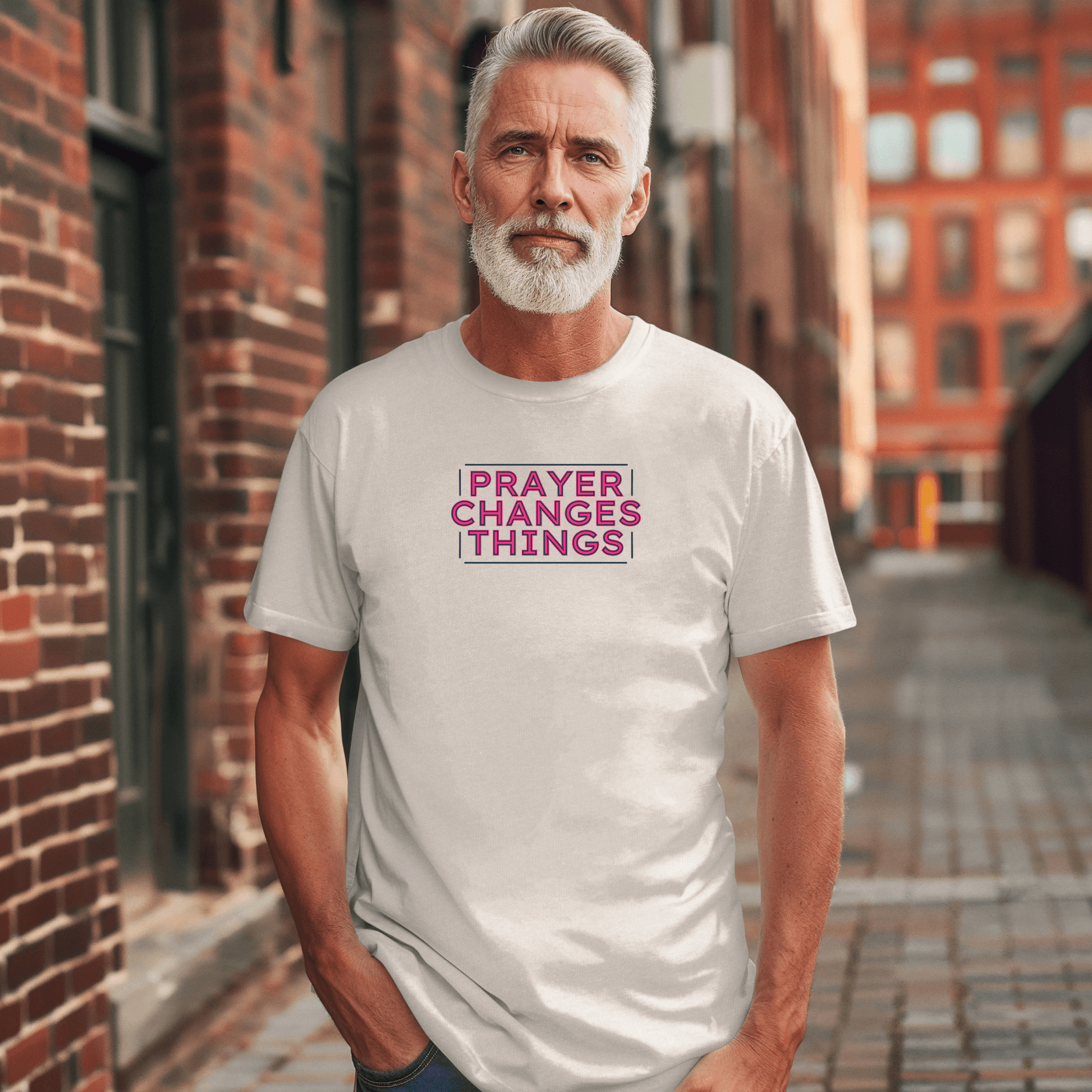 Faith in Motion - Prayer Changes Things Inspirational Unisex T-Shirt - Harmony + Hope