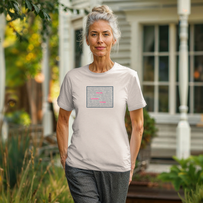 Word Cloud Design "Prayer Changes Things" - Inspirational Unisex T-Shirt