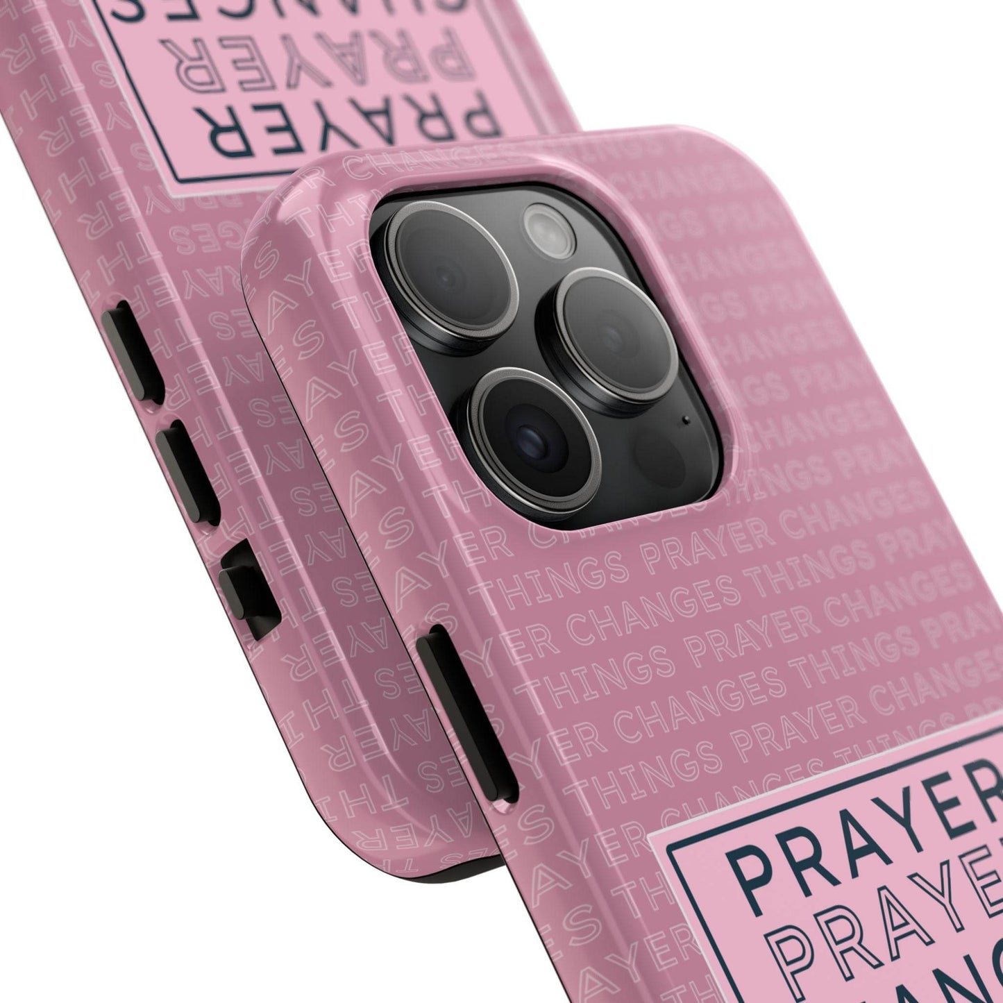 Prayer Changes Things Phone Case – Mauve Pink Faith Design - Harmony + Hope