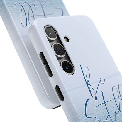 Stillness & Strength Phone Case – Psalm 46:10 Scripture Design - Harmony + Hope