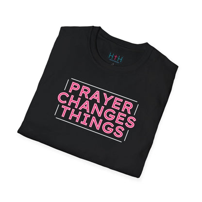 Faith in Motion - Prayer Changes Things Inspirational Unisex T-Shirt - Harmony + Hope