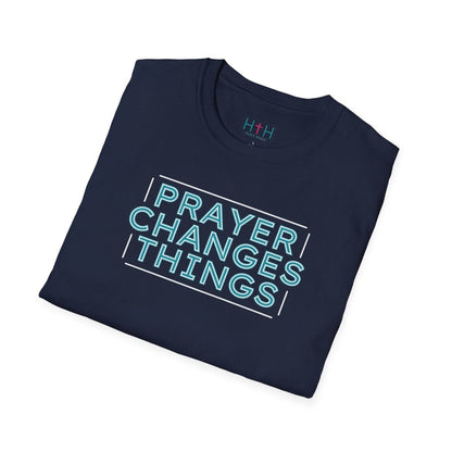 Faith in Motion - Prayer Changes Things Inspirational Unisex T-Shirt - Harmony + Hope