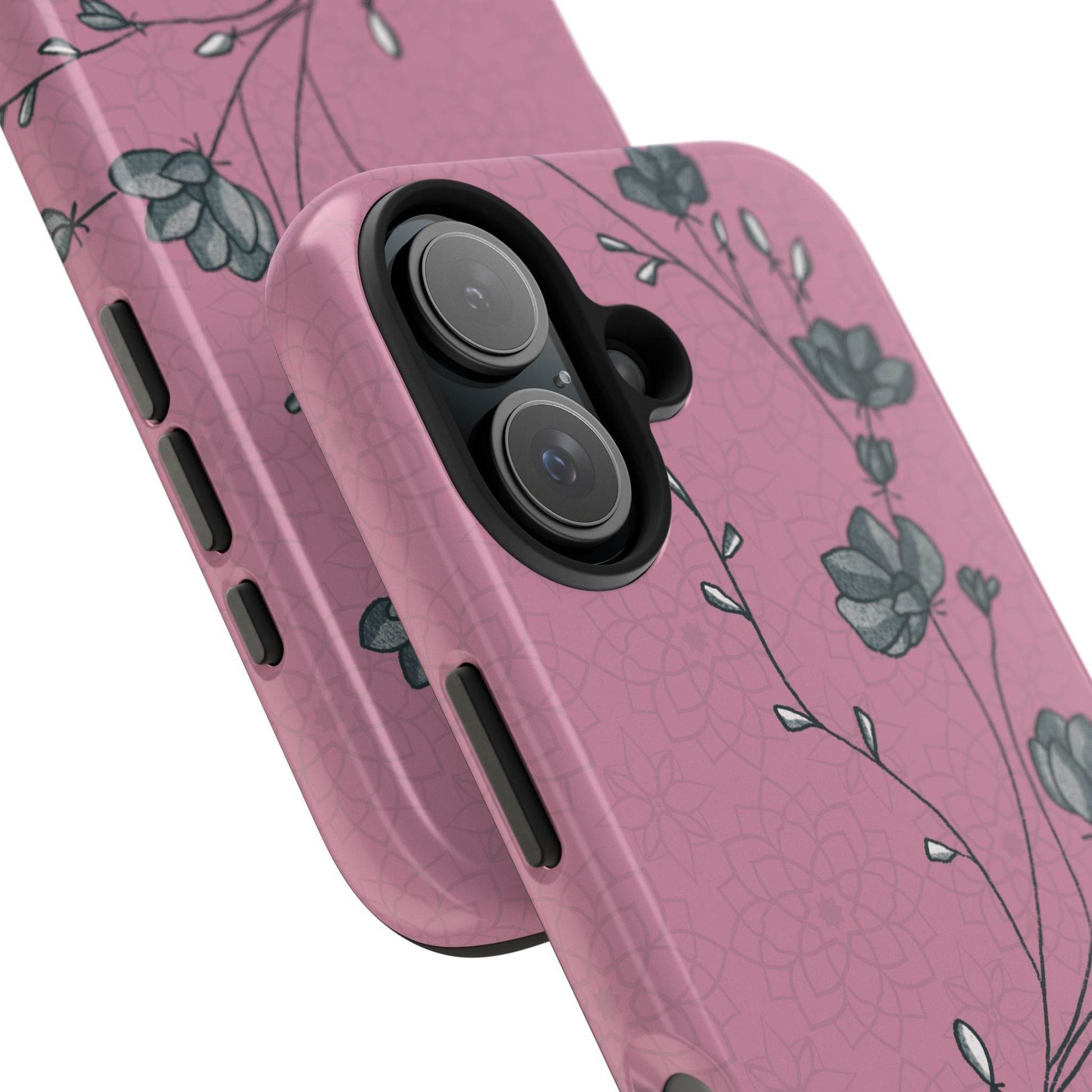 Pause & Pray Phone Case – Mauve Floral Reminder - Harmony + Hope