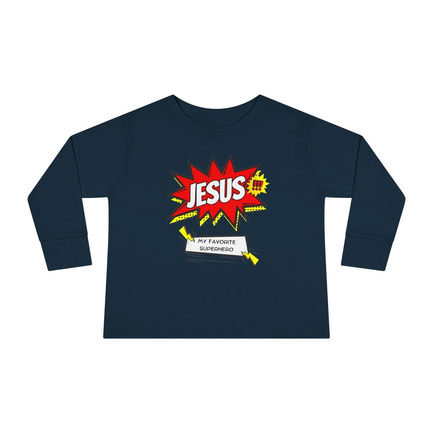 Jesus: My Favorite Superhero – Comic Book Style Toddler Tee - Harmony + Hope