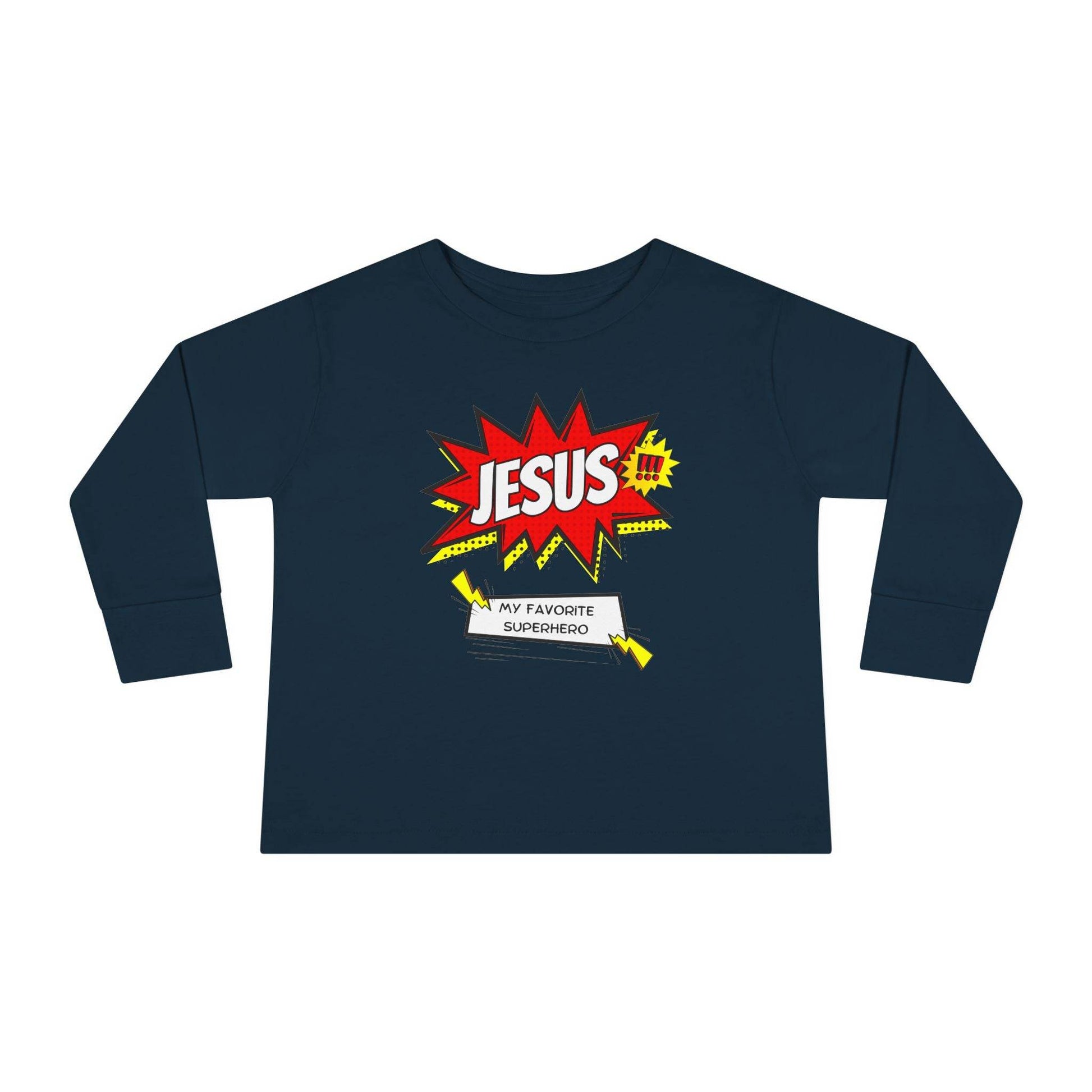 Jesus: My Favorite Superhero – Comic Book Style Toddler Tee - Harmony + Hope