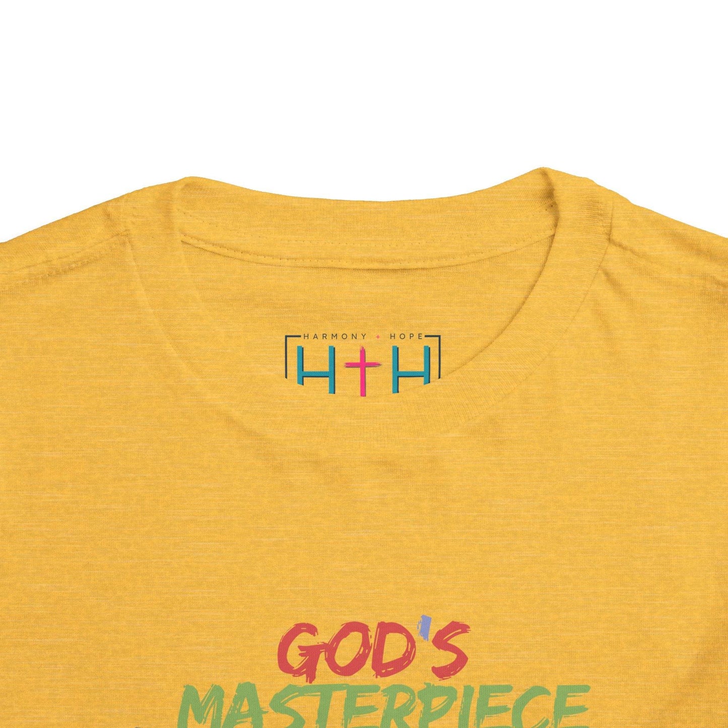 God’s Masterpiece – Toddler Short Sleeve Tee (Ephesians 2:10) - Harmony + Hope