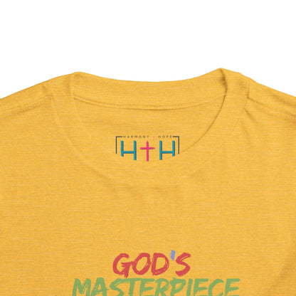 God’s Masterpiece – Toddler Short Sleeve Tee (Ephesians 2:10) - Harmony + Hope