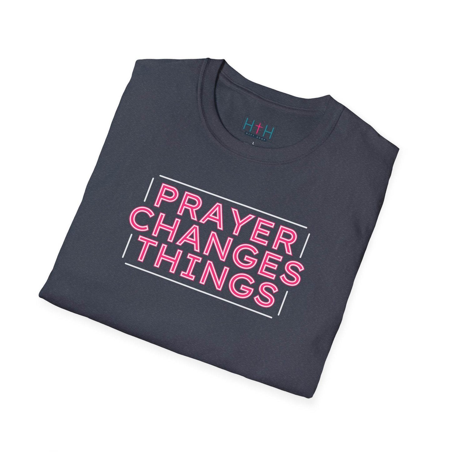Faith in Motion - Prayer Changes Things Inspirational Unisex T-Shirt - Harmony + Hope