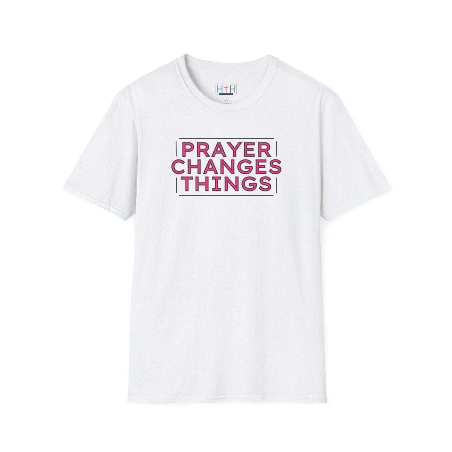 Faith in Motion - Prayer Changes Things Inspirational Unisex T-Shirt - Harmony + Hope