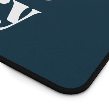 Jesus Rewrote My Story – Christian Desk Mat (2 Corinthians 3:17) - Harmony + Hope