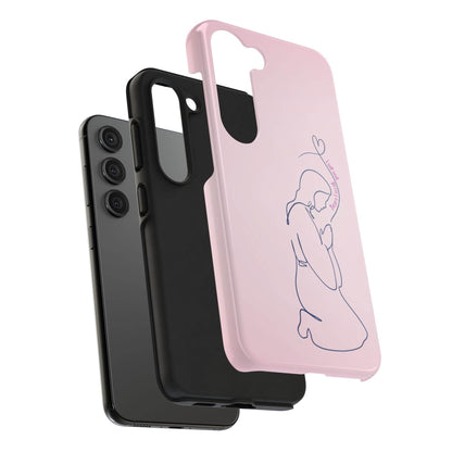 Before I Scroll, I Will Seek Phone Case – Light Pink Christian Cover - Harmony + Hope