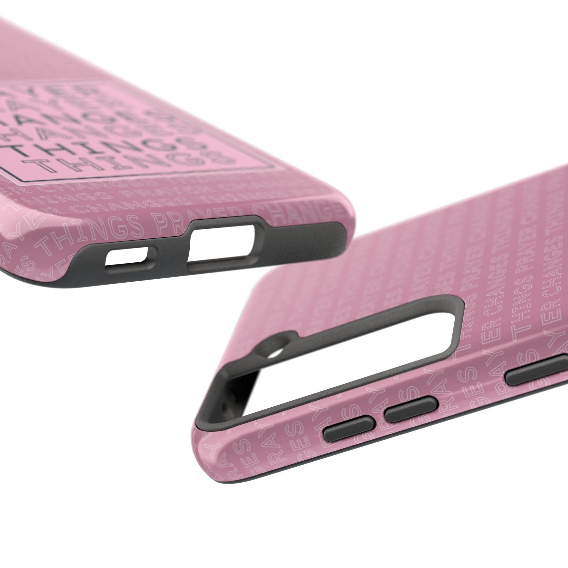 Prayer Changes Things Phone Case – Mauve Pink Faith Design - Harmony + Hope
