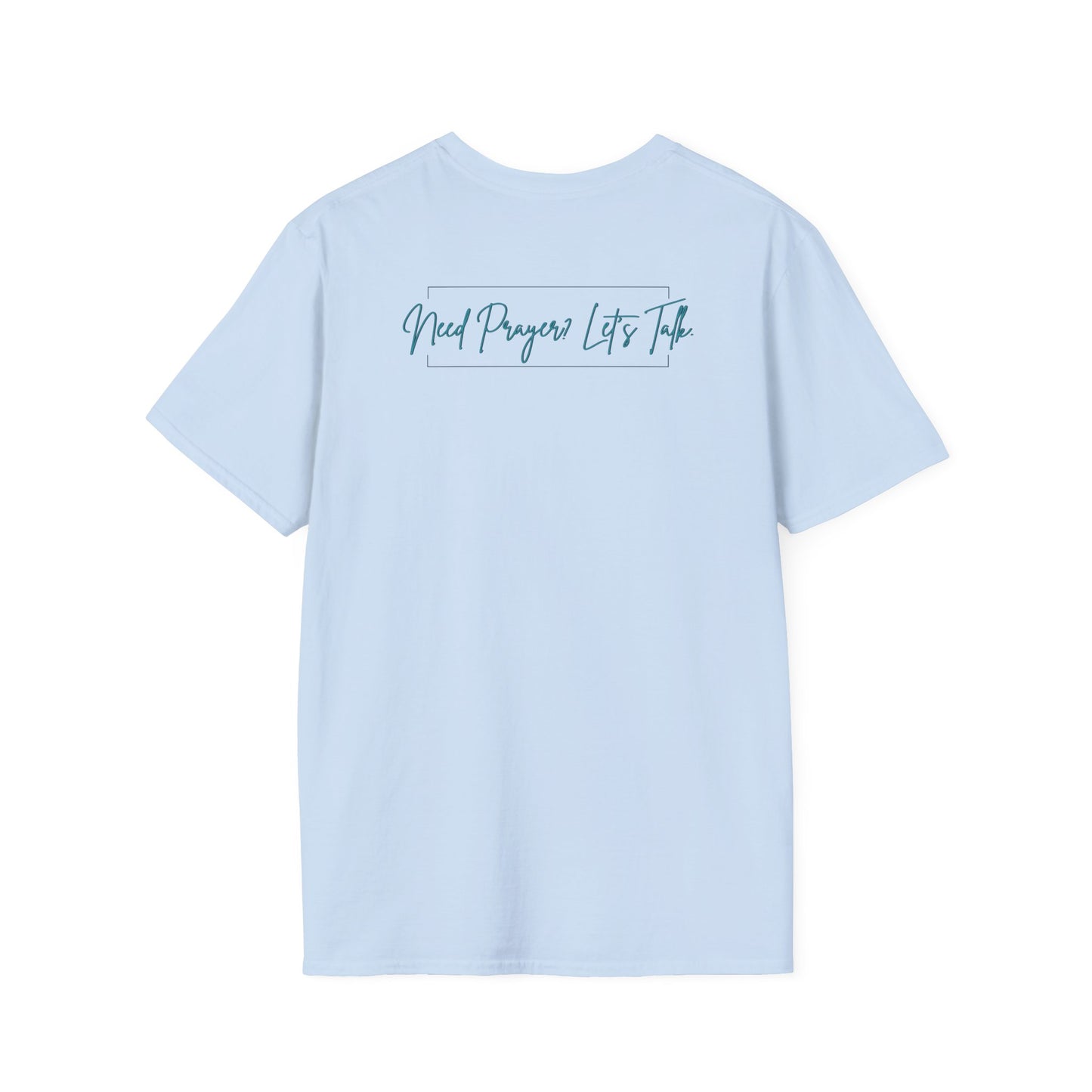 Calligraphy Casual "Prayer Changes Things" - Inspirational Unisex T-Shirt