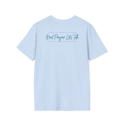 Calligraphy Casual "Prayer Changes Things" - Inspirational Unisex T-Shirt