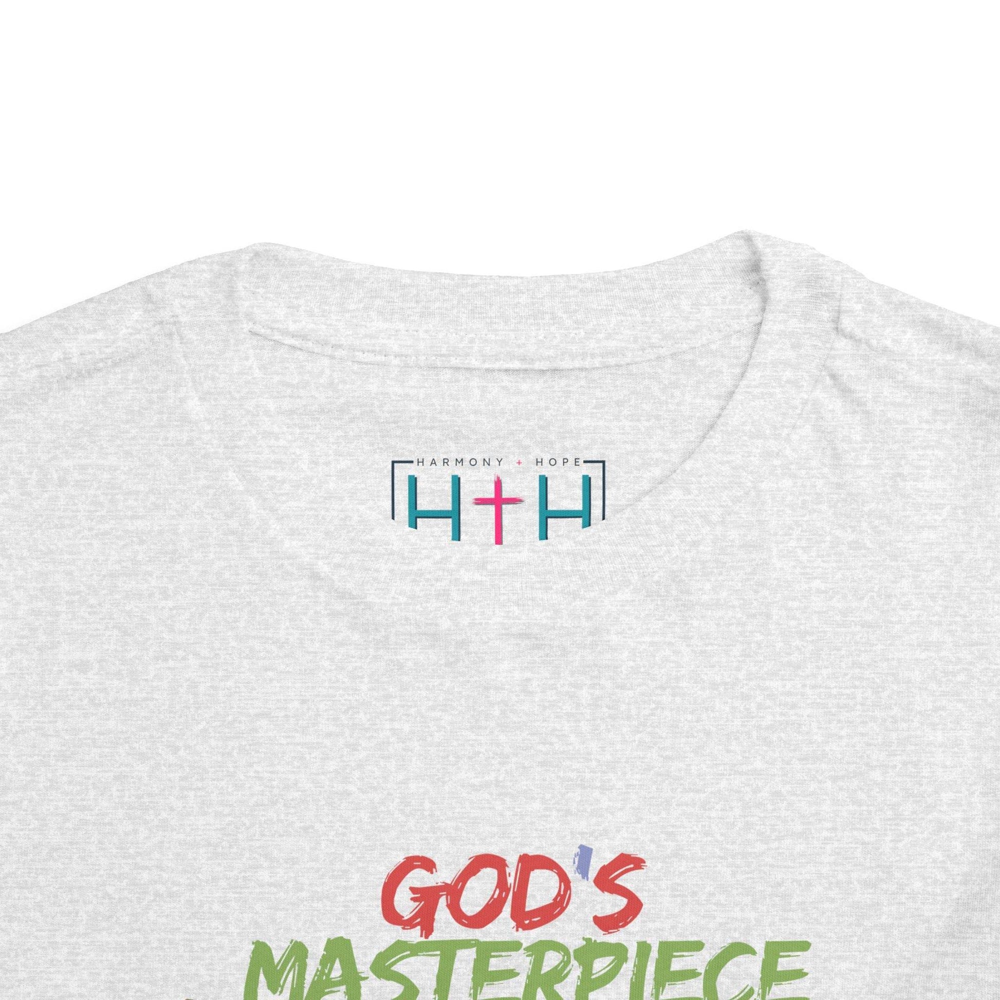 God’s Masterpiece – Toddler Short Sleeve Tee (Ephesians 2:10) - Harmony + Hope
