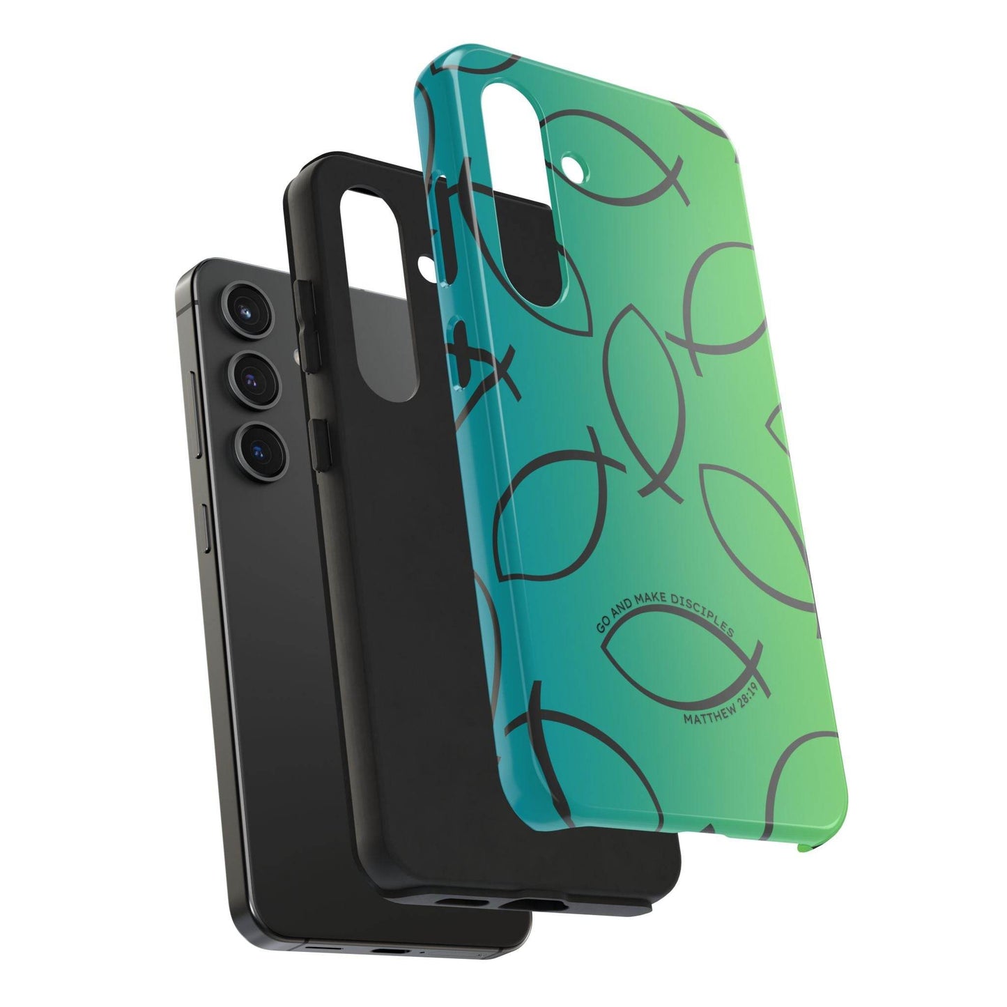 Go and Make Disciples Phone Case – Teal Green Gradient - Harmony + Hope