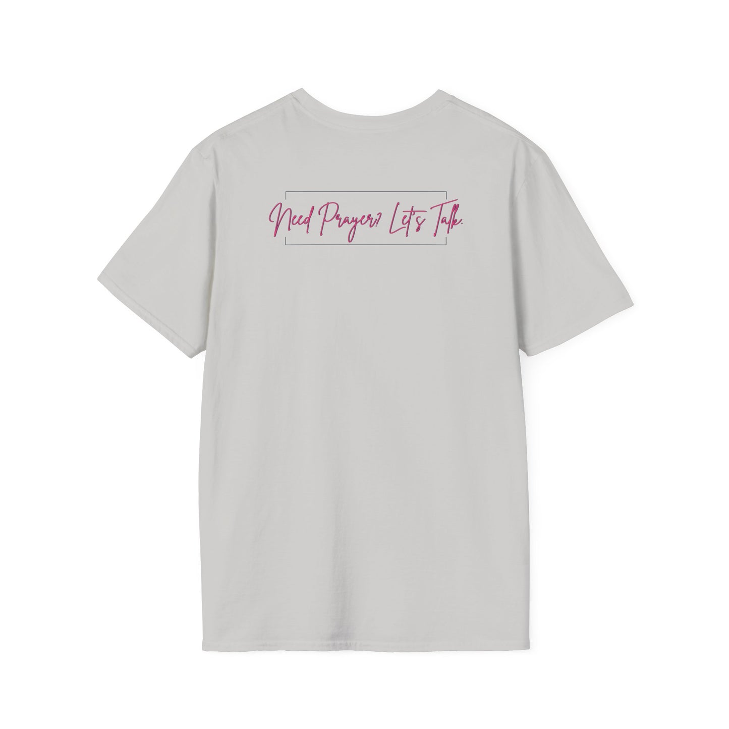 Calligraphy Casual "Prayer Changes Things" - Inspirational Unisex T-Shirt