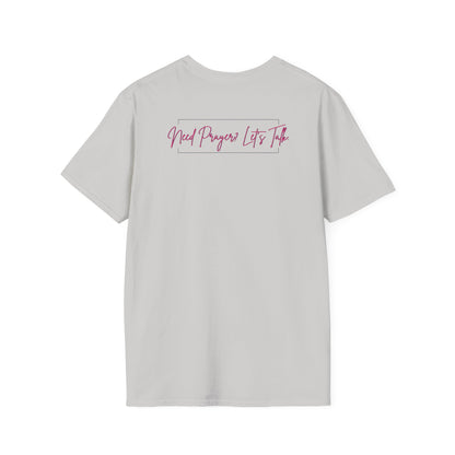 Calligraphy Casual "Prayer Changes Things" - Inspirational Unisex T-Shirt