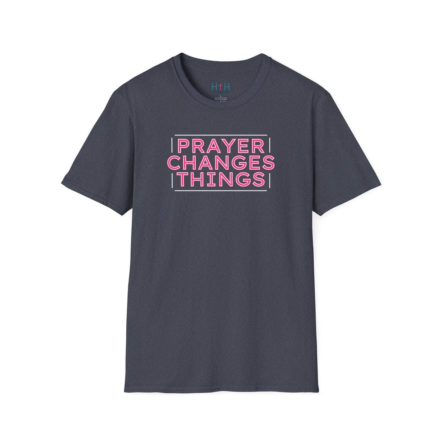 Faith in Motion - Prayer Changes Things Inspirational Unisex T-Shirt - Harmony + Hope