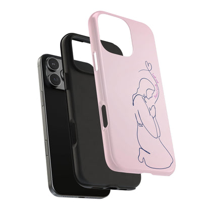 Before I Scroll, I Will Seek Phone Case – Light Pink Christian Cover - Harmony + Hope